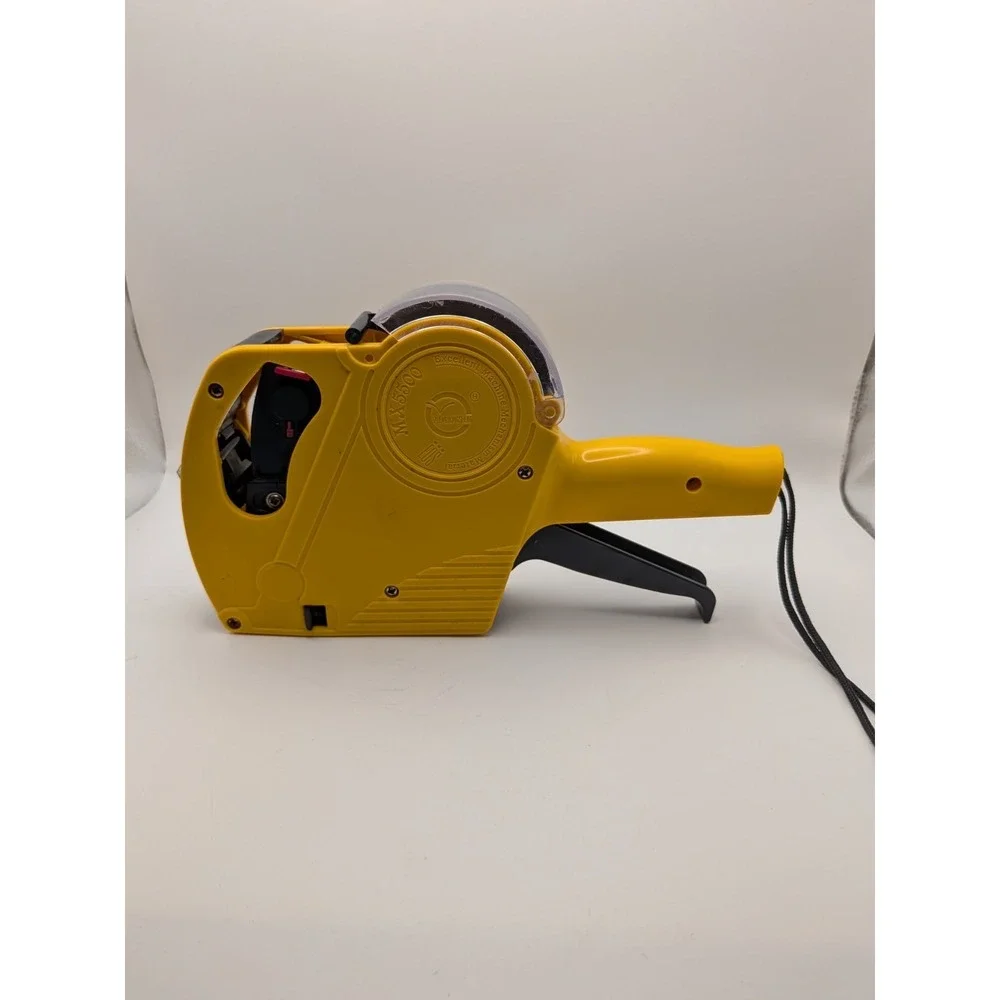 ZhengDingSheng MX5500 Manual Price Label Machine, Portable Yellow/Black (A)